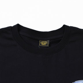 Camiseta Corteiz Logo Metallic Black