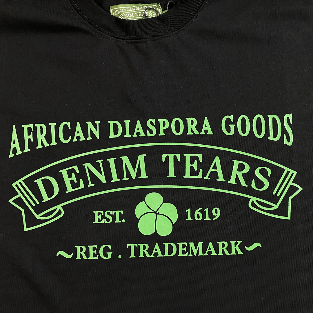 Camiseta Denim Tears ADG Navy Black