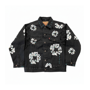 Jaqueta Denim Tears x Levis Bust Down Tears Rhinestone