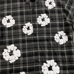 Camiseta Denim Tears Xadrez Kapok
