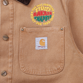 Jaqueta Carhartt x Stussy Detroit Denim Nakata Cnapter