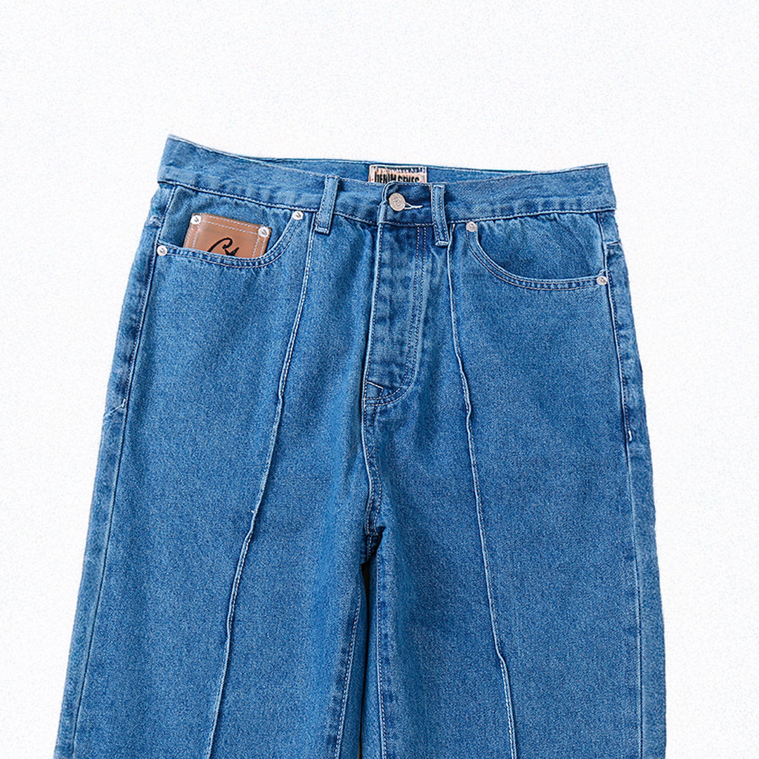Calça Blue Jeans Corteiz Logo Tee