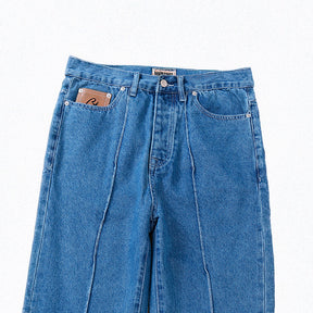Calça Blue Jeans Corteiz Logo Tee