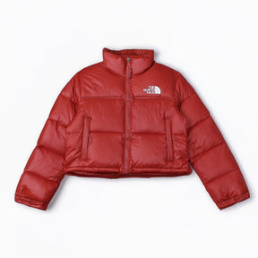 '- Jaqueta The North Face Nuptse Cropped Feminina Bordô