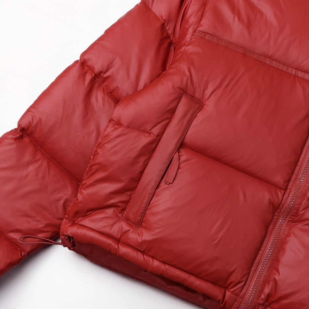 '- Jaqueta The North Face Nuptse Cropped Feminina Bordô