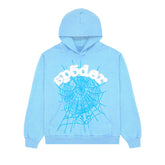 Moletom Sp5der Web Sky Blue