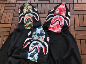 Moletom Bape Shark ABC Blue Black