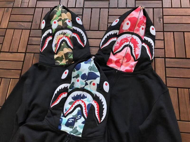 Moletom Bape Shark ABC Blue Black
