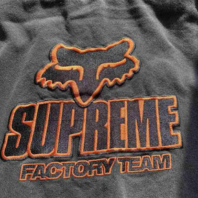 Jaqueta Supreme x Fox Racing Hooded Work Black