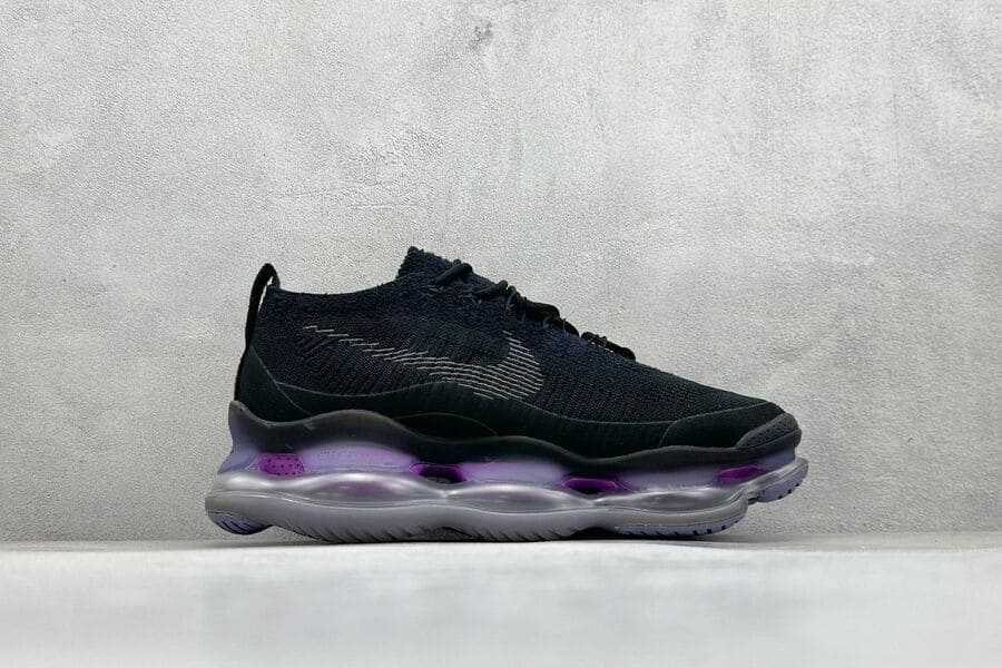Air Max Scorpion Flyknit Black and Persian Violet