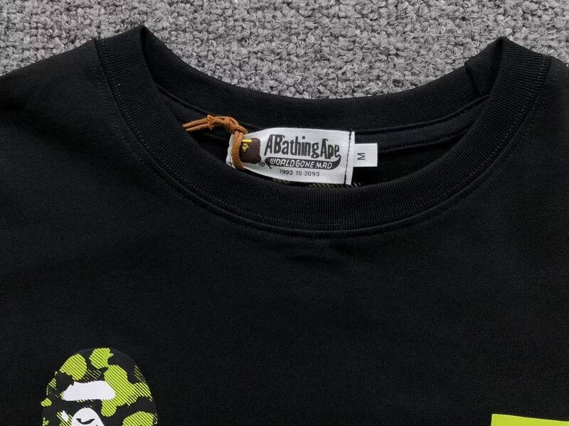 Camiseta BAPE x CR7Life Ronaldo 7 Preta