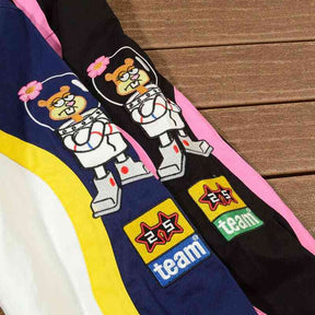 Jaqueta Supreme Jeff Hamilton Racing  x Bob Esponja Preta