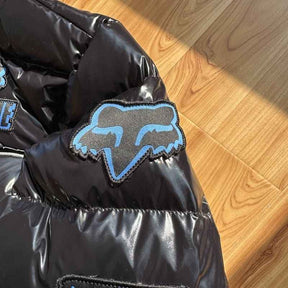 Jaqueta Supreme x Fox Racing Shiny Down Puffer Black