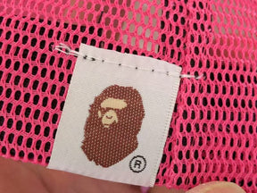 Boné BAPE x Stussy Trucker  Pink