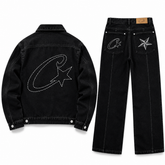 Conjunto Jeans Corteiz C-Star Denim Jeans