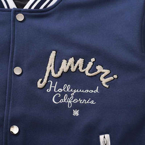 Jaqueta Amiri Hollywood BomberDusty Blue