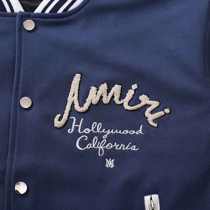 Jaqueta Amiri Hollywood BomberDusty Blue
