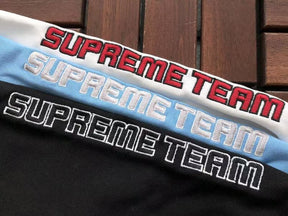 Moletom Supreme Football Zip Up Hooded Black