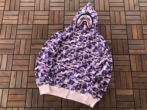 Moletom Bape Shark ABC Purple Camo