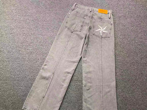 Conjunto Jeans Corteiz C-Star Denim Jeans Grey